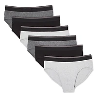 Athletic Works Men's Briefs 6-Pack, Sizes S-XL