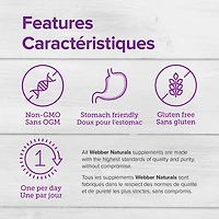 Webber Naturals®, Vitamin C Calcium Ascorbate, 1000 mg, Supports a Healthy Immune System, 120 Capsules