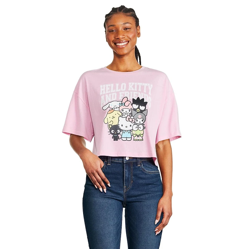 Hello Kitty and Friends Women's Cropped Tee