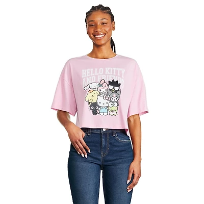 Hello Kitty and Friends Women's Cropped Tee