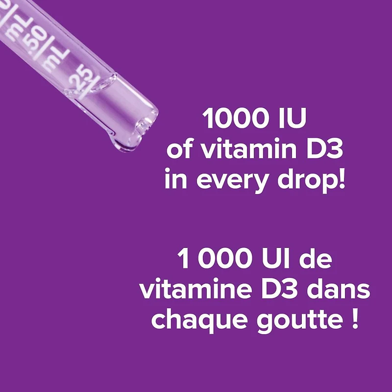 Webber Naturals® Vitamin D3 Liquid, 1000 IU