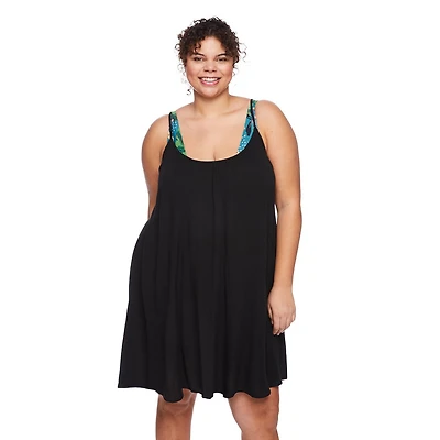 Robe à lanières George pour femmes Tailles 1X-3X