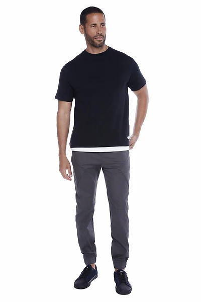 Jeaniologie ™ Jogger Cargo pour Homme – GRIS FONCÉ