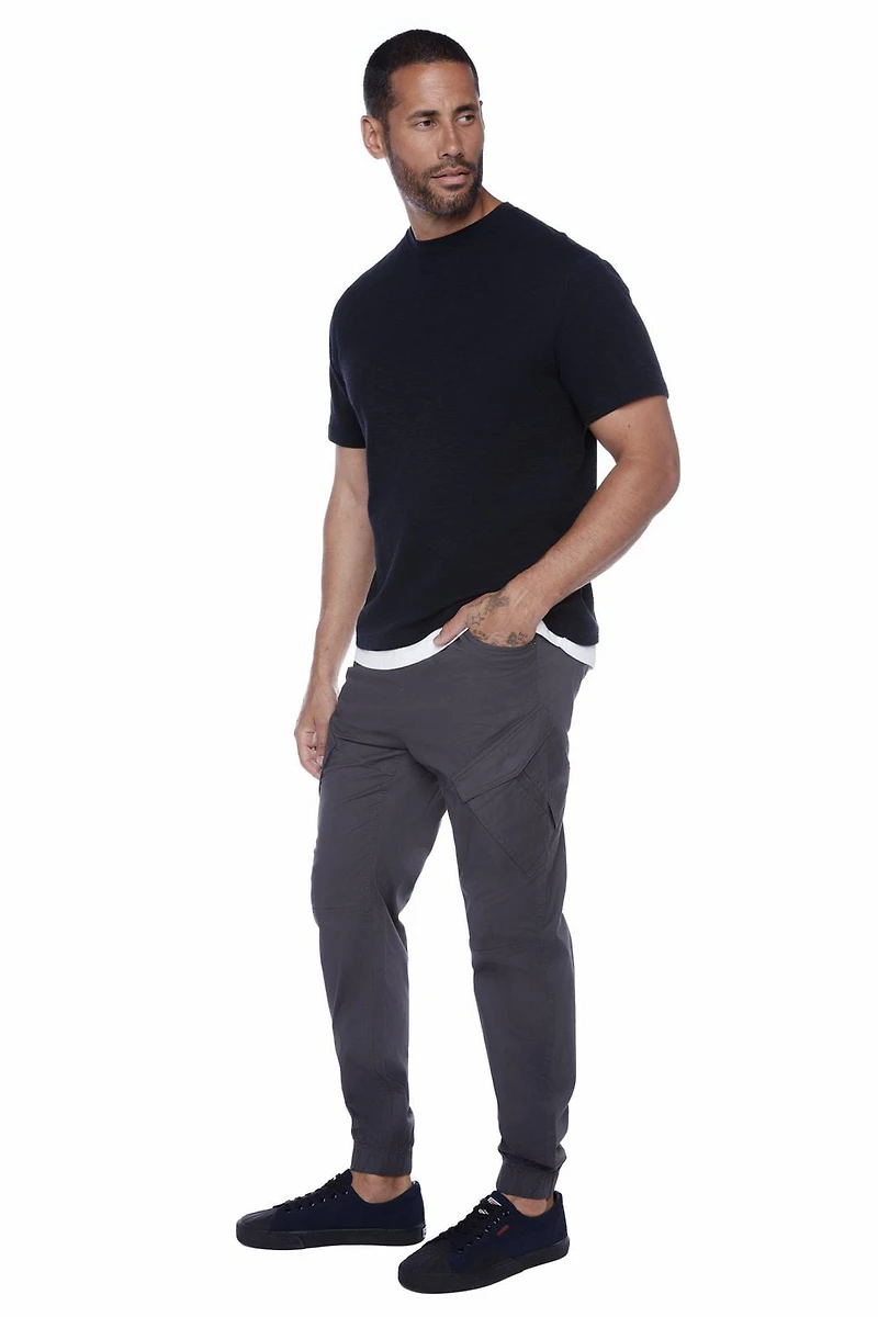 Jeaniologie ™ Jogger Cargo pour Homme – GRIS FONCÉ