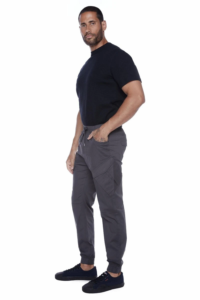 Jeaniologie ™ Jogger Cargo pour Homme – GRIS FONCÉ