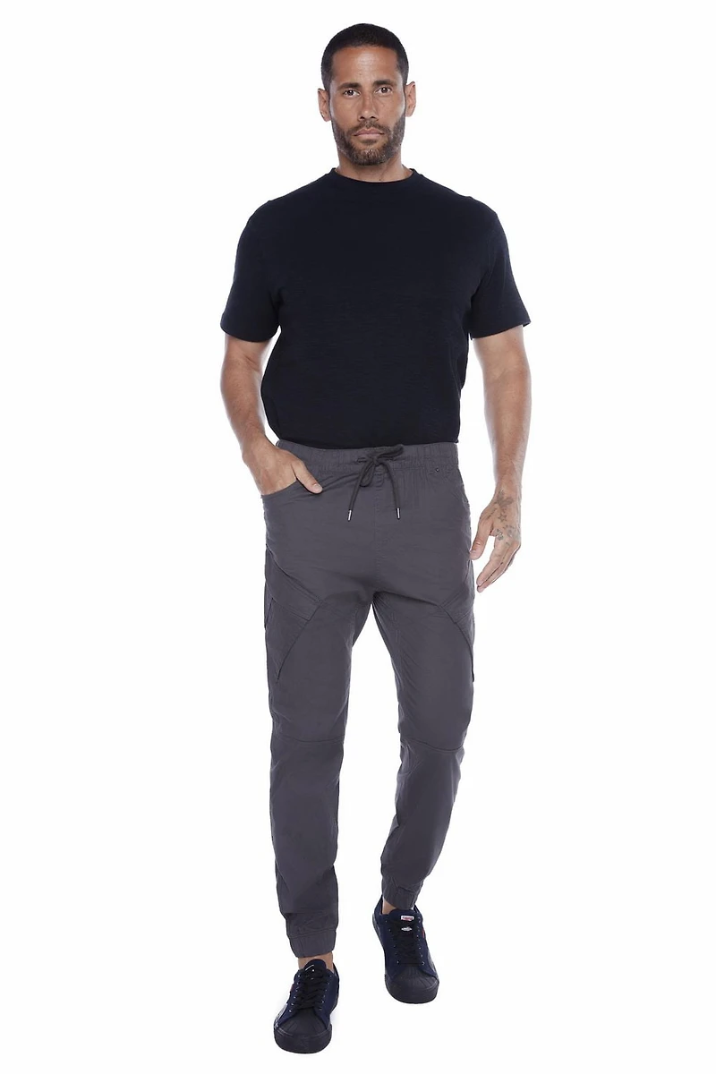 Jeaniologie ™ Jogger Cargo pour Homme – GRIS FONCÉ