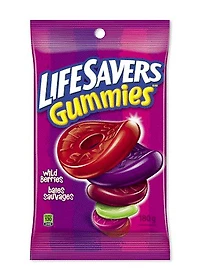 LifeSavers Gummies, Baies sauvages, bonbons gélifiés, sac, 180 g