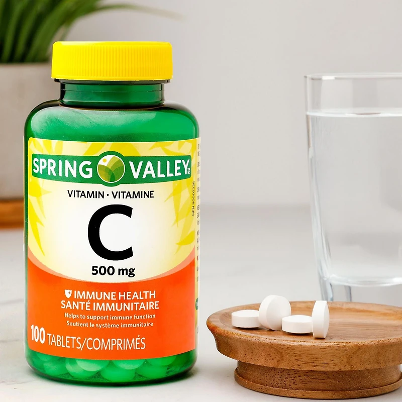Spring Valley Vitamin C 500mg, 100 Tablets