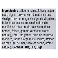 Attitude Fraîche Salade Prête à Servir Mélange à la Grecque avec Garnitures 185 g (6.5 oz)