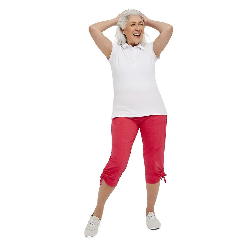 Capri avec ceinture montée côtelée Penmans pour femmes