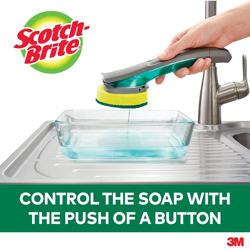 651U-6-RRP-CA Scotch-Brite(R) Soap Control Heavy Duty Dishwand, 6/1