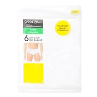 George Men’s Briefs 6-Pack