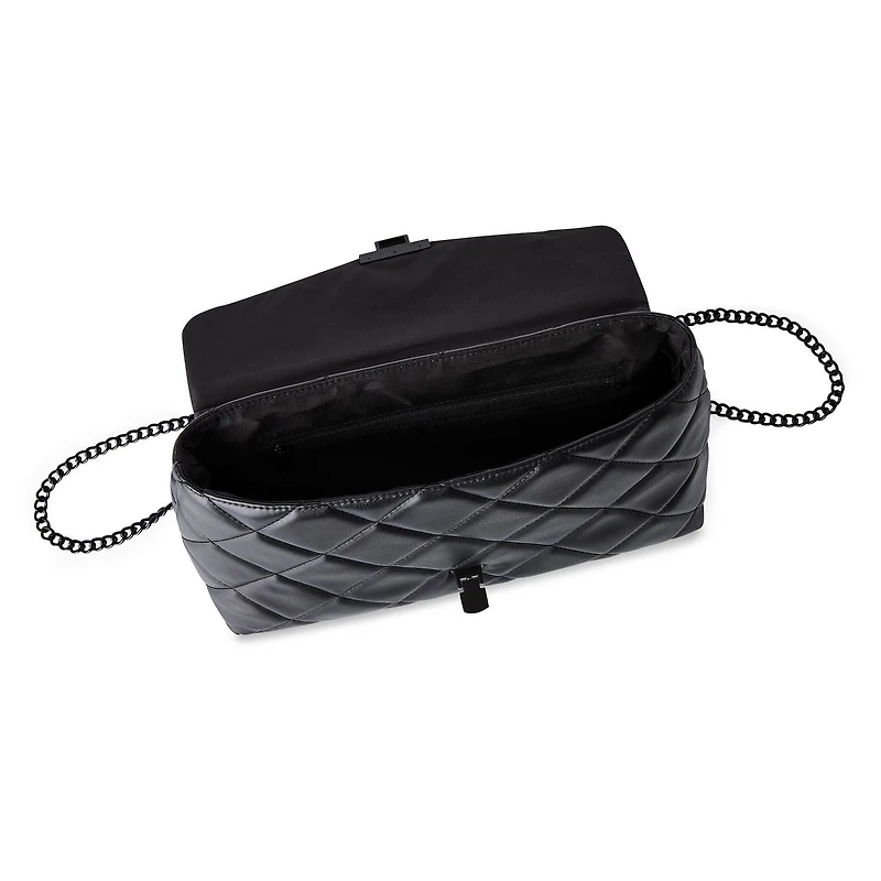 Time and Tru Women's Quilted Shoulder Bag