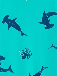 Carter's Child of Mine Baby Boys' Blue Shark 1PC
