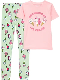 Carter's Child of Mine Kid Girls' Popsicle 2 Piece