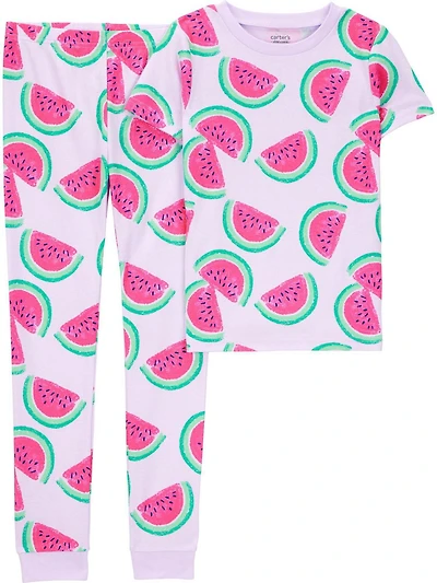 Carter's Child of Mine Kid Girls' Multi Fruit 2 Piece Set