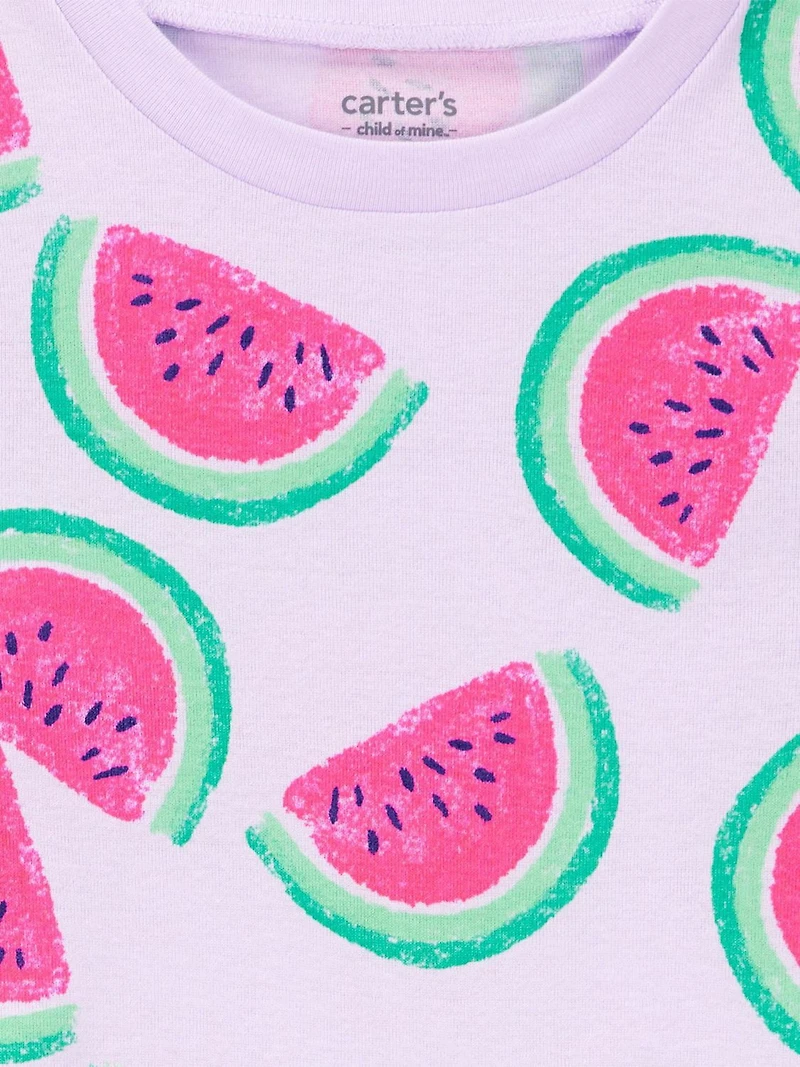 Carter's Child of Mine Kid Girls' Multi Fruit 2 Piece Set
