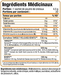 Rapidcuts Femme Poudre de Supplément Orange Brûlante Graisse Fat Burning 22 paquets de cristaux de mandarine orange, 99 g