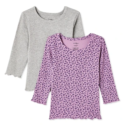 George Baby Girls' Rib Tee 2-Pack