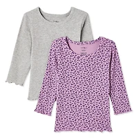 George Baby Girls' Rib Tee 2-Pack