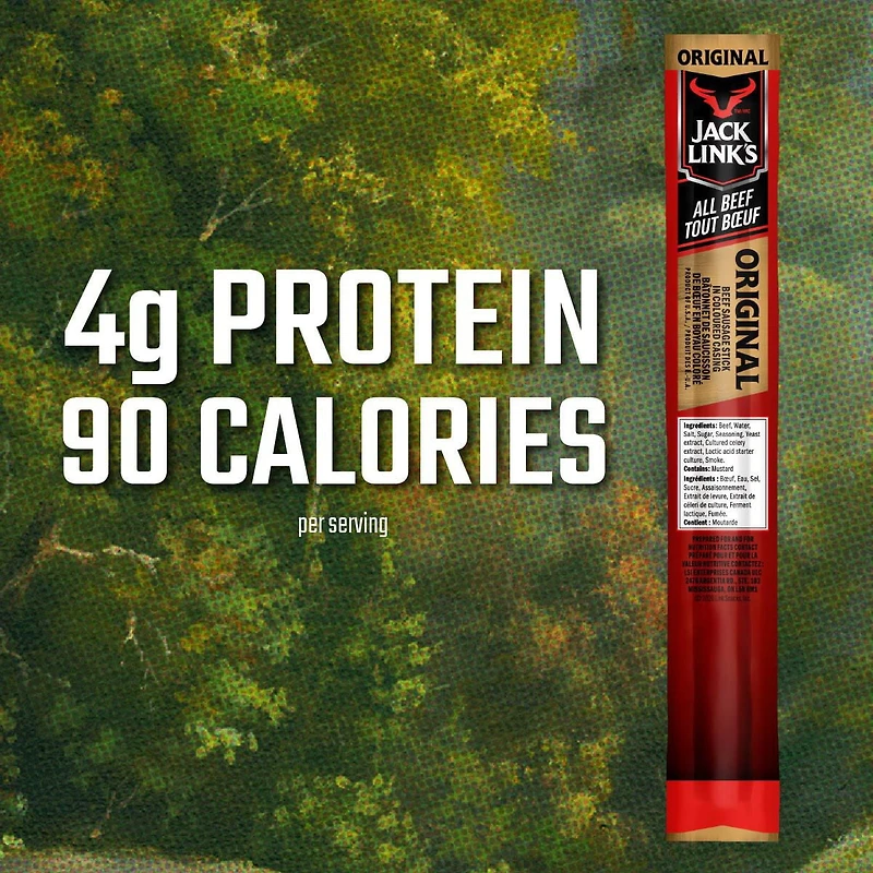 Jack Link's Original 22g Pepperoni Sausage Stick, 1 x 22g Stick
