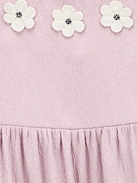 Carter's Child of Mine Toddler Girls' Purple Embroidered Dress