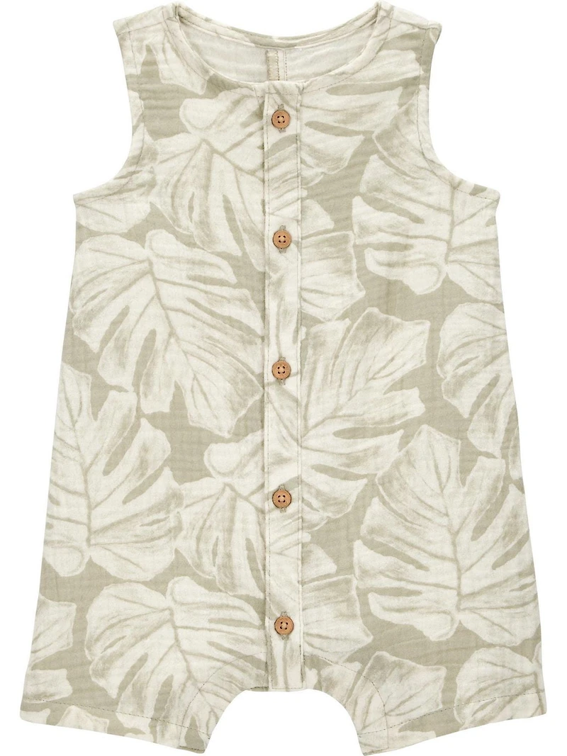 Carter's Child of Mine Baby Boys' Green Palm 1 Piece