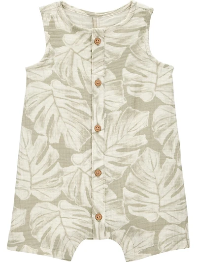 Carter's Child of Mine Baby Boys' Green Palm 1 Piece, Sizes Newborn-24 months