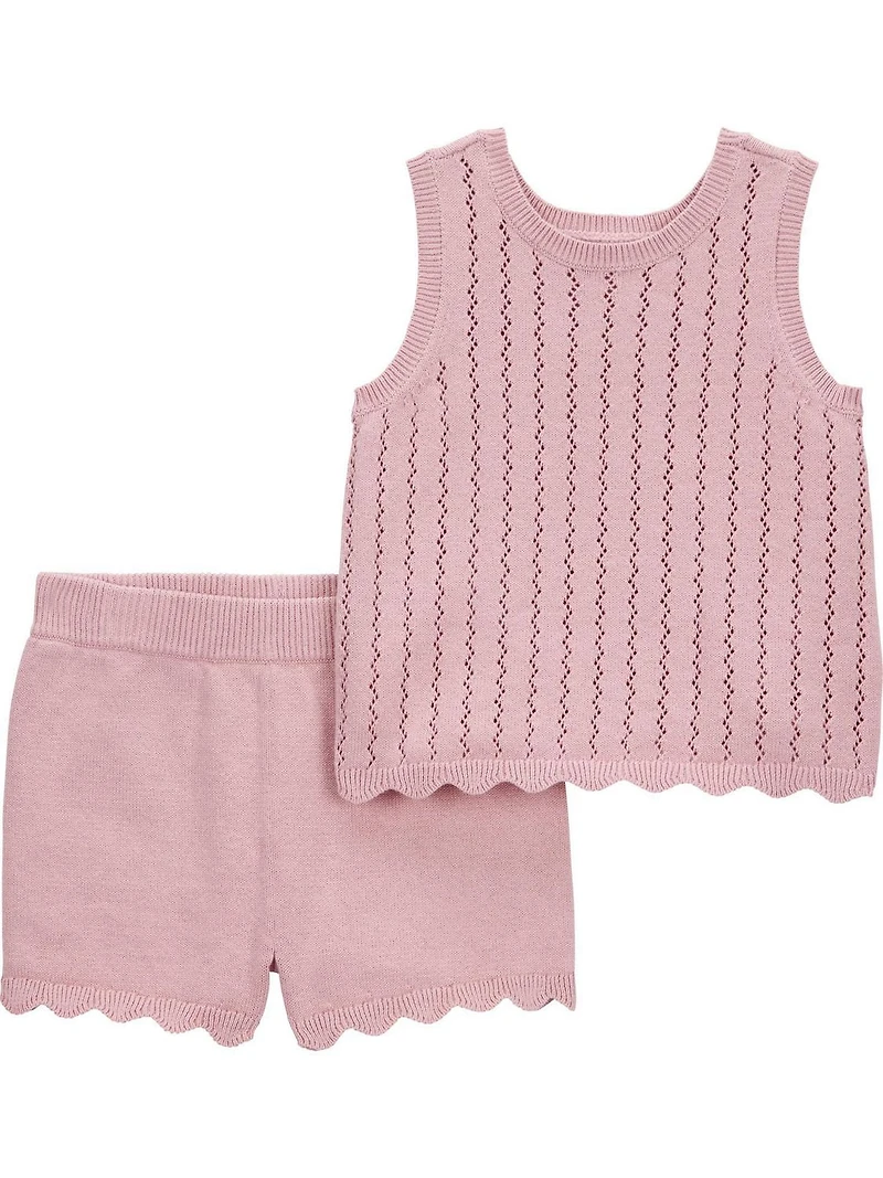 Carter's Child of Mine Toddler Girls' Purple 2 Piece Set