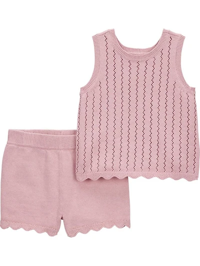 Carter's Child of Mine Toddler Girls' Purple 2 Piece Set