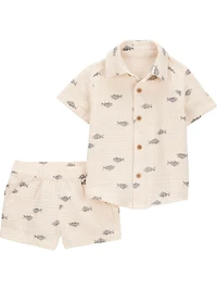 Carter's Child of Mine Ensemble 2 pièces poisson pour bébé garçon