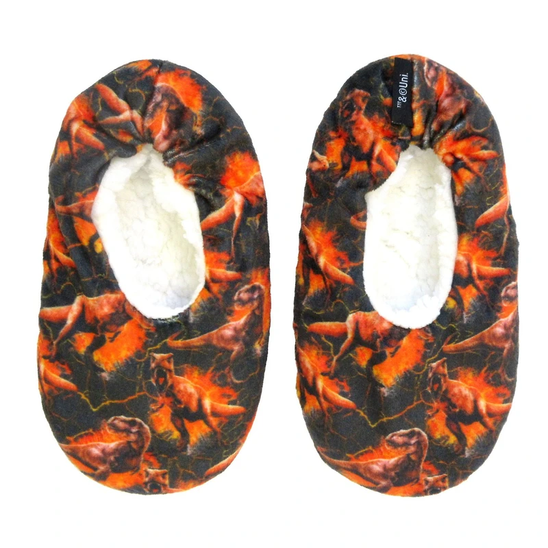 Boys Jurassic World 4B Slipper Socks