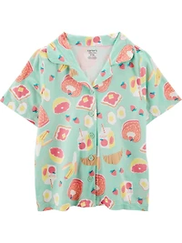 Carter's Child of Mine Kid Pyjama 3 pièces multi-petit-déjeuner pour filles