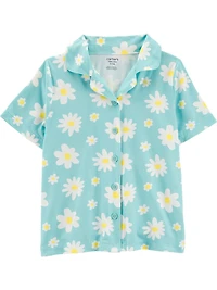 Carter's Child of Mine Kid Pyjama 3 pièces bleu marguerite pour fille