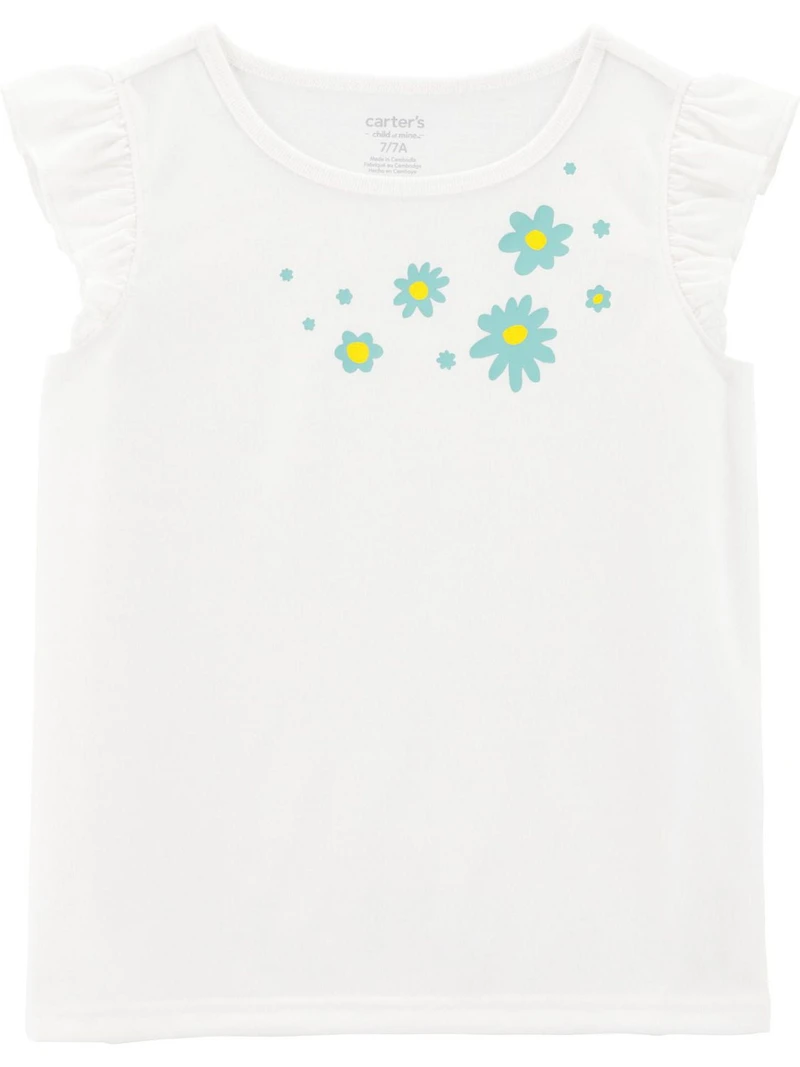 Carter's Child of Mine Kid Pyjama 3 pièces bleu marguerite pour fille