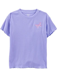 Carter's Child of Mine Kid Pyjama 3 pièces violet arc-en-ciel pour fille
