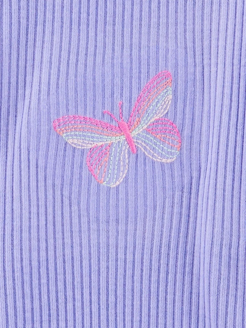 Carter's Child of Mine Kid Pyjama 3 pièces violet arc-en-ciel pour fille