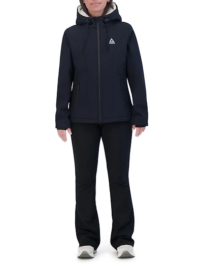 Reebok Women's Softshell Jacket, Ladies Fleece-Lined Softshell Jacket
