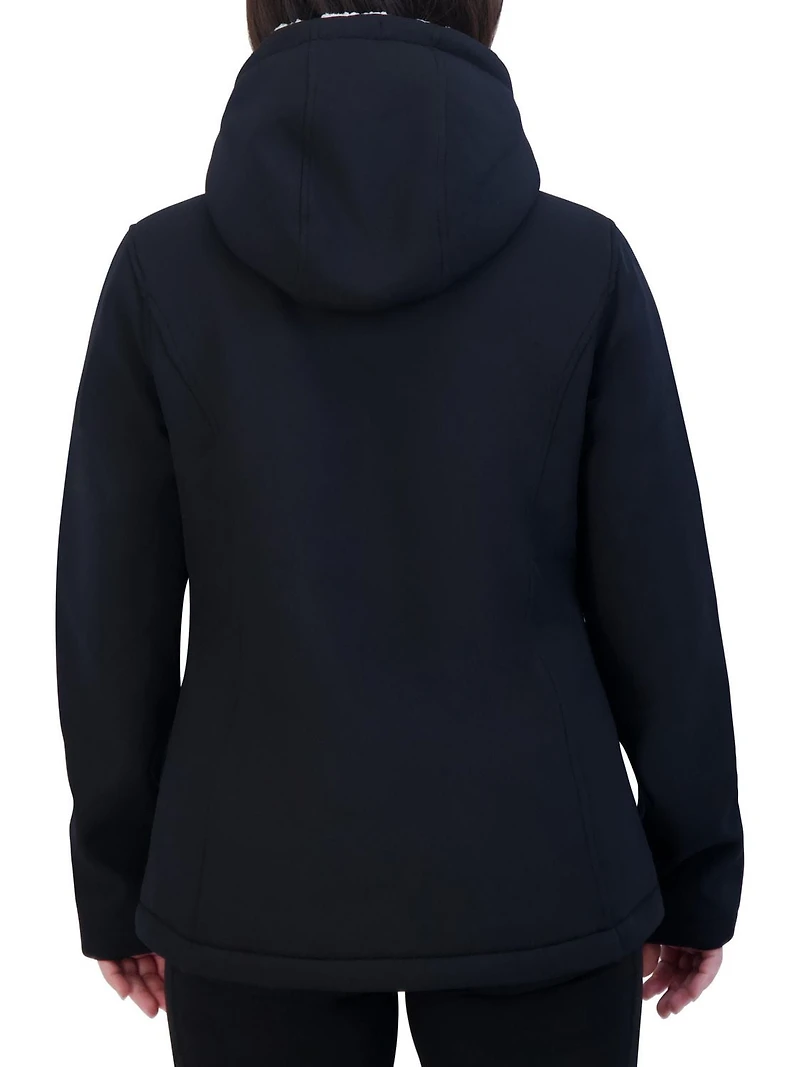 Reebok Women's Softshell Jacket, Ladies Fleece-Lined Softshell Jacket