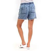 Jordache Women's Fray Hem Cargo Short