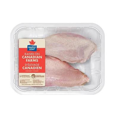 Maple Leaf Bone-In Chicken Breasts
