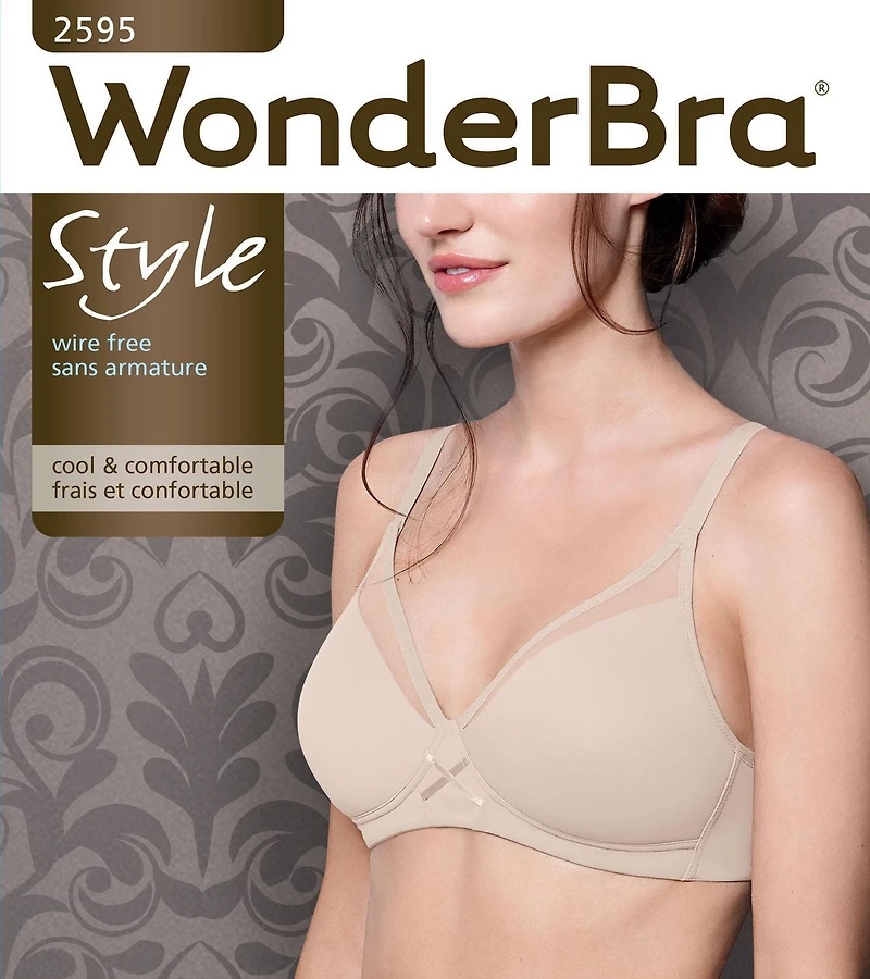 Soutien-gorge léger et frais sans armature de WonderBra 34-40B ; 34-42 °C 36-42 D, DD