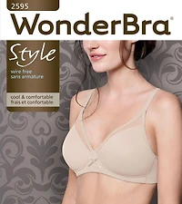 Soutien-gorge léger et frais sans armature de WonderBra 34-40B ; 34-42 °C 36-42 D, DD