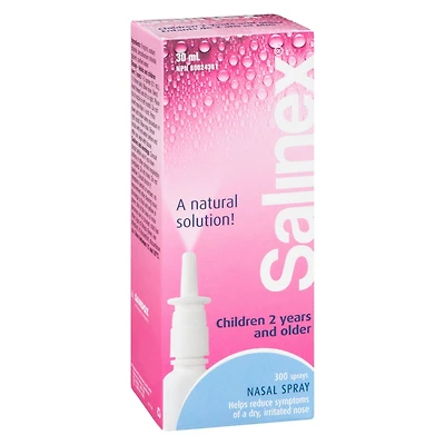 Spray nasal Salinex pour enfants (2 ans et plus), 30 ml