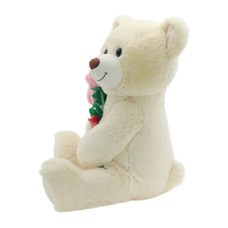 Way To Celebrate Valentine Sweet Teddy with Red Heart