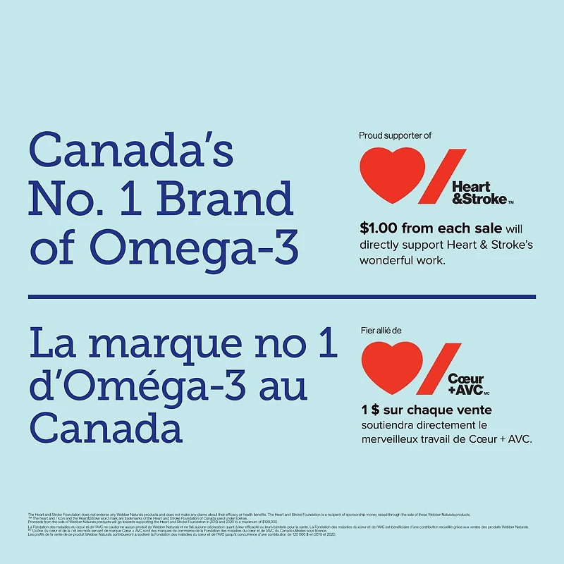 Webber Naturals® Omega-3 Pharmaceutical Grade, 500 mg