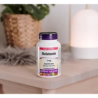 Webber Naturals Mélatonine Dissolution rapide, 3 mg