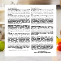 Webber Naturals® Melatonin Gummies, 10 mg, Promotes falling asleep quickly and improves sleep quality, 60 Gummies