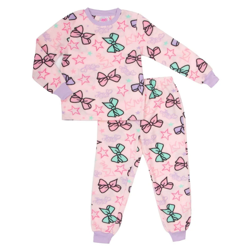 Jojo Siwa Girl's 2 Piece Pj Set. Includes long sleeve pant and top