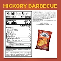 PURE PROTEIN POPPED CRISPS HICKORY BBQ 36G, High protein and great taste!
